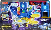 Fisher-Price - DC Batwheels - Batcave Lancement et Course, 2 véh.