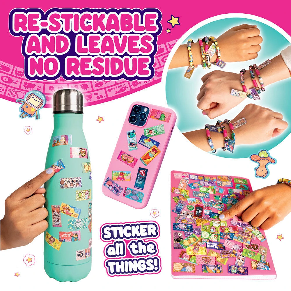Sticki Rolls - Wearable Shareable Sticker Jewelry - Sticki Band Single Pack
