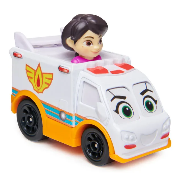 Disney Junior Firebuds, Violet and Axl Diecast Metal Ambulance Toy, Kids  Toys for Boys and Girls Ages 3 and up