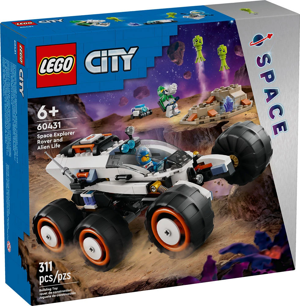 LEGO City Space Explorer Rover and Alien Life Pretend Play Toy 60431