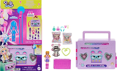 Polly Pocket -Coffret de jeu et poupée -Révélation Tenues Danse Disco