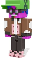 Minecraft - Série Créateur - Figurine - Chaussons Lapin + Cravate à Rayures