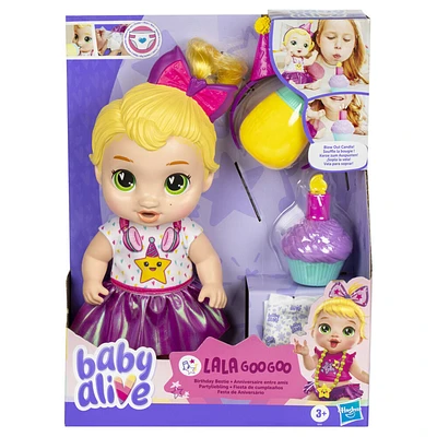 Baby Alive, Anniversaire entre amis, LaLa GooGoo, poupée - Notre exclusivité