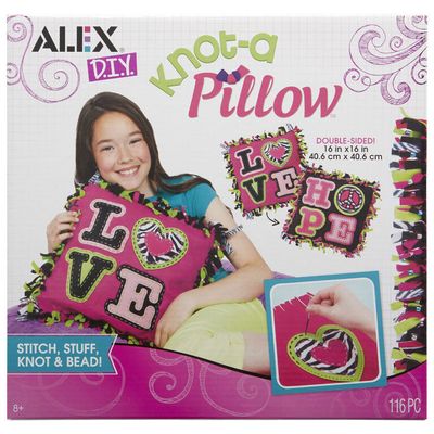 ALEX Diy Giant Knot 'N Stitch Pillow - English Edition