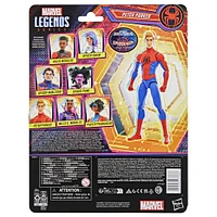 Marvel Legends Series Peter Parker, Spider-Man: Into the Spider-Verse Collectible 6 Inch Action Figure