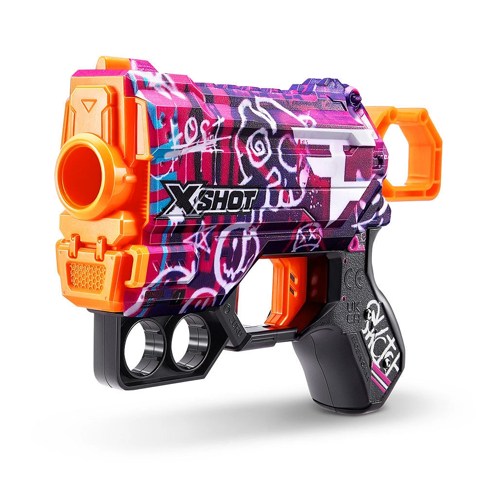 Pistolet mystère FaZe Clan Menace X-Shot Skins (4 fléchettes) par ZURU