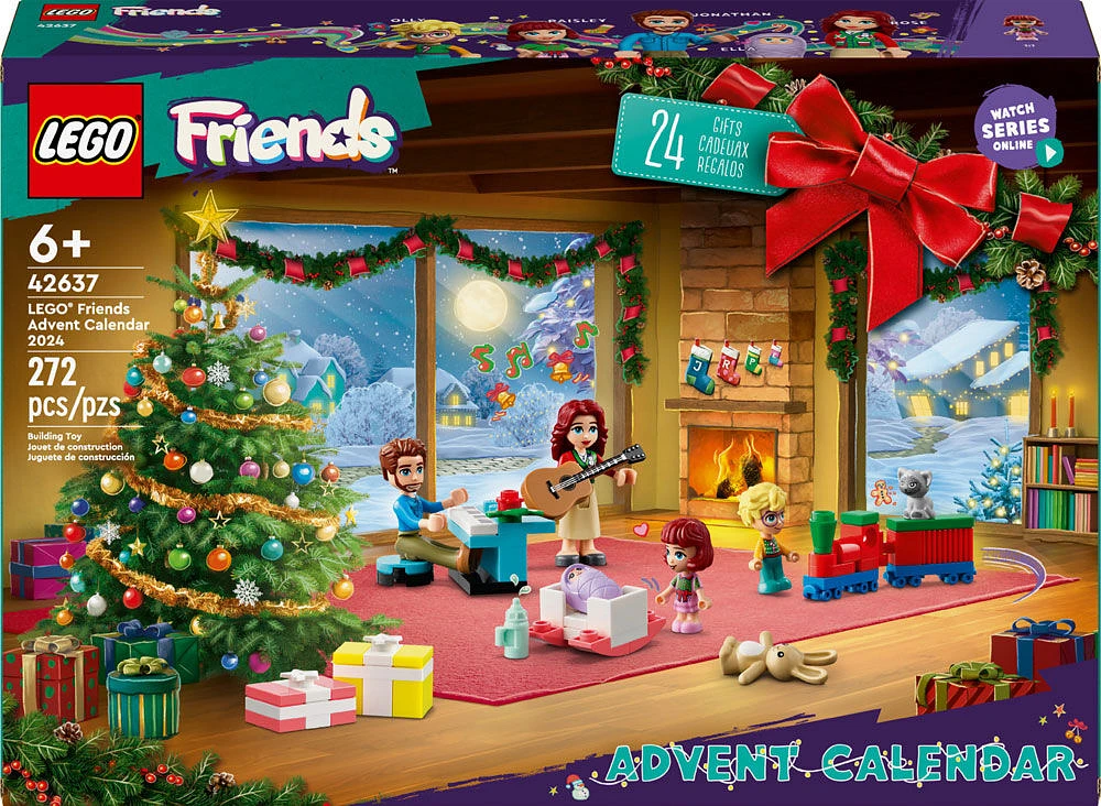 Jouet de Noël LEGO Friends Le calendrier de l'Avent 2024 42637