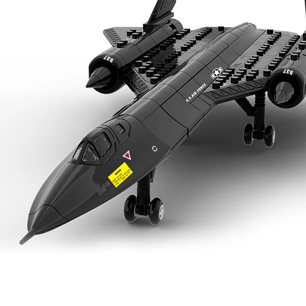 Dragon Blok - Force Aerienne Avion-Espion Noir SR-71