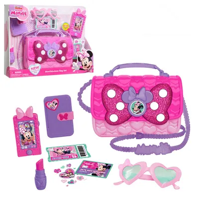 Disney Junior Minnie Mouse Flipping Fun Pretend Play Kitchen Set, Play  Food, Realistic Sounds - Just Play