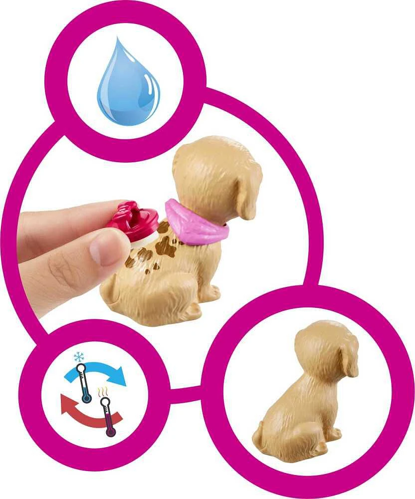 Barbie Doll and Pet Boutique Playset with 4 Pets and Accessories