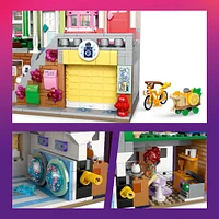 LEGO Friends Les appartements et les boutiques de Heartlake City, Ensemble de modèle, Cadeau pour enfants et adolescents 42670