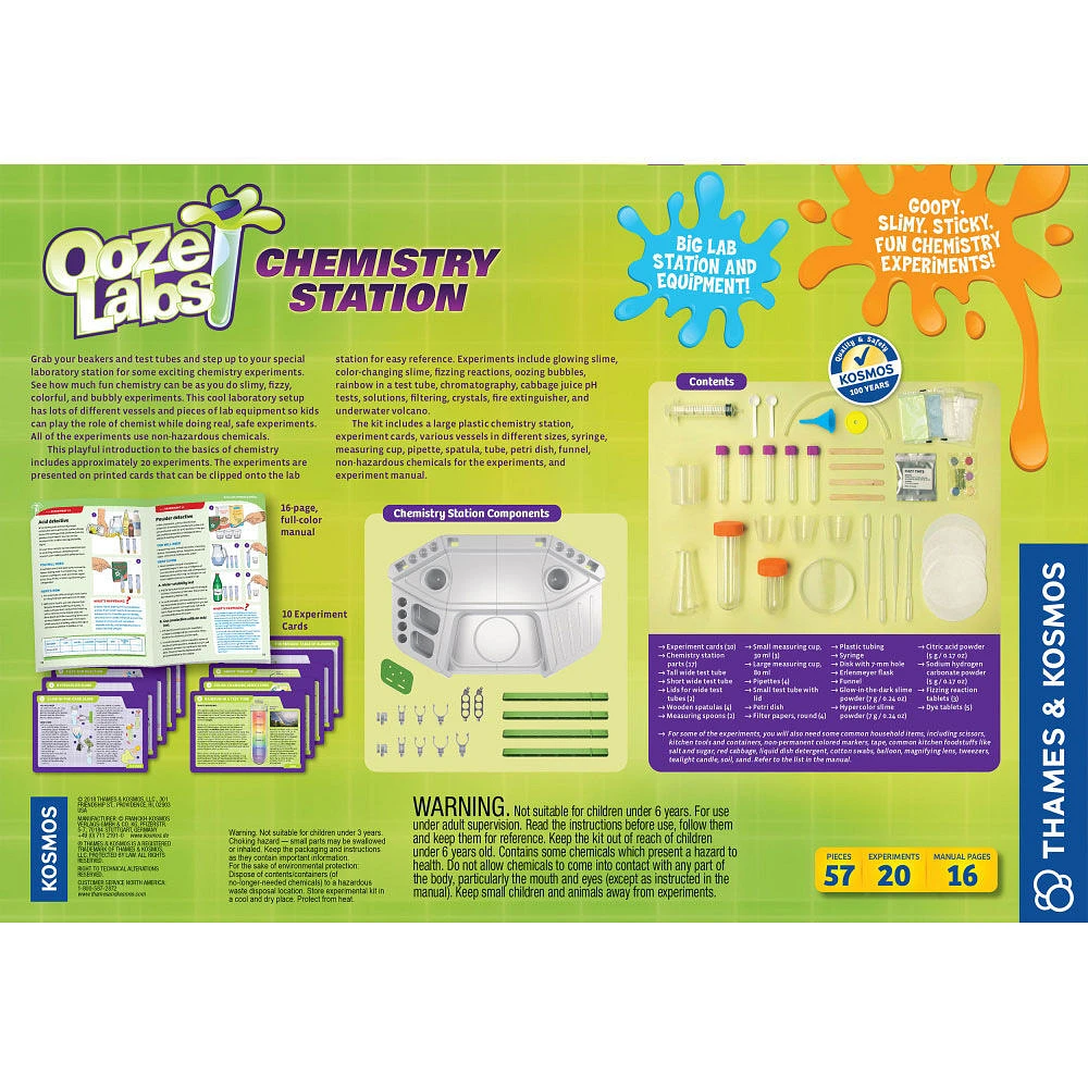 Thames & Kosmos: Ooze Labs Chemistry Station - English Edition