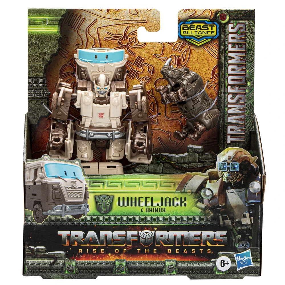 Transformers: Rise of the Beasts, pack de 2 figurines Beast Alliance Beast Weaponizers Wheeljack, échelle 12,5 cm