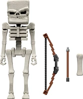 Minecraft Skeleton Action Figure & Accessories, 4-inch Toy Set Inspired by A Minecraft Movie