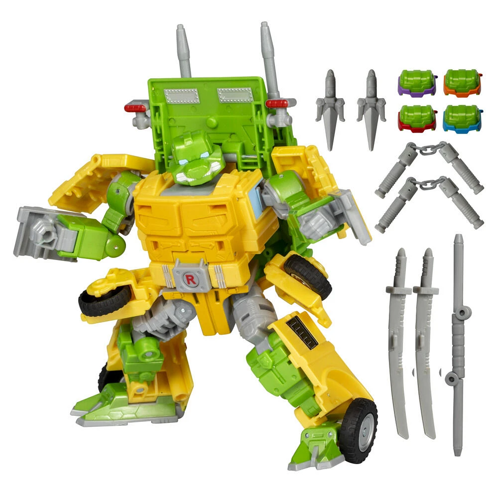 Transformers Collaborative Teenage Mutant Ninja Turtles x Transformers Party Wallop Action Figure