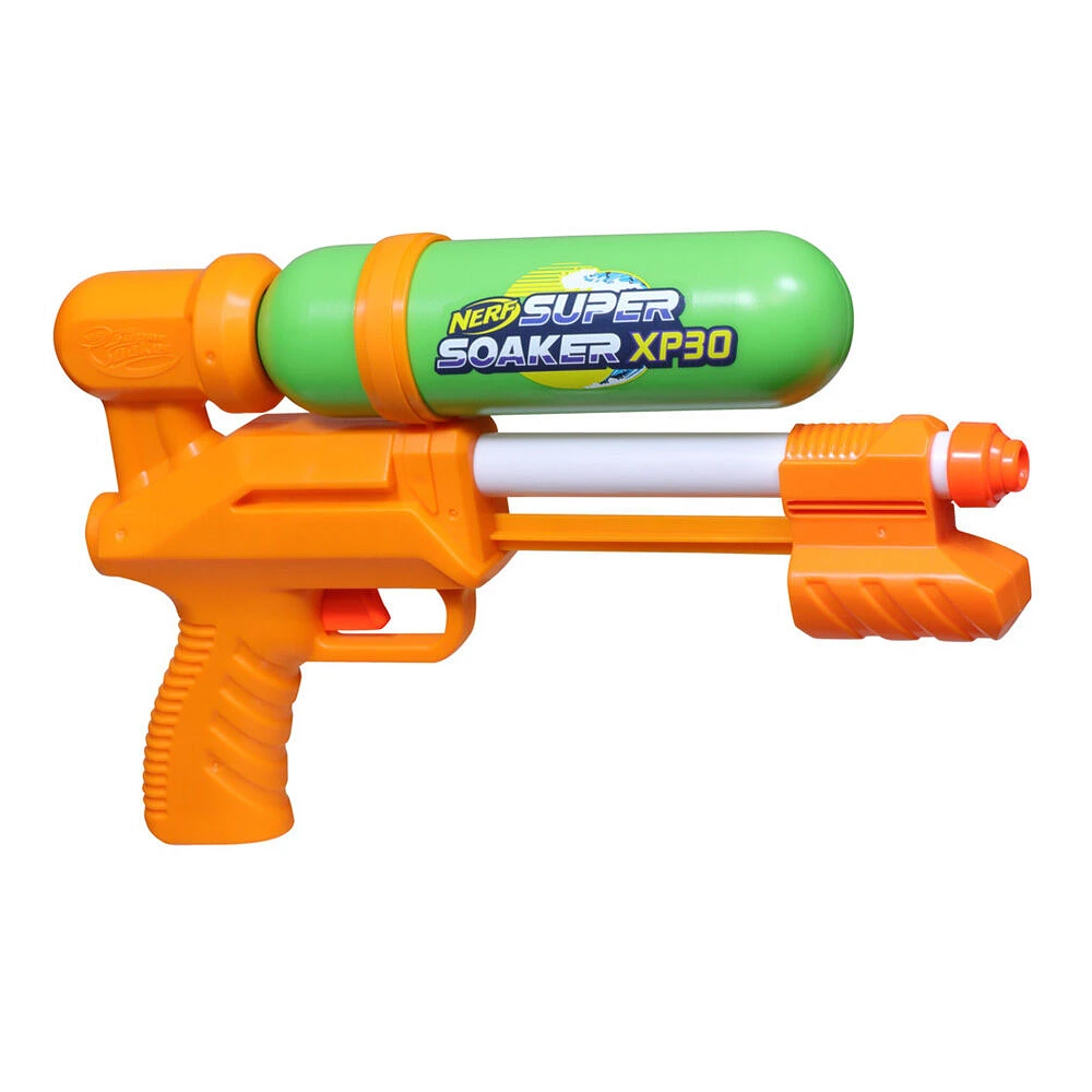 Nerf Super Soaker, blaster à eau XP30-AP jet d'eau continu à air comprimé - Notre exclusivité