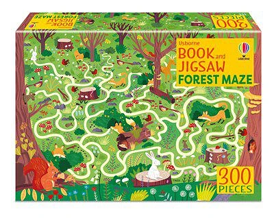Usborne Book and Jigsaw: Forest Maze - Édition anglaise