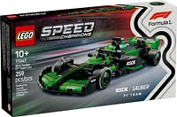 LEGO Speed Champions Voiture de course KICK Sauber F1 Team C44, Jouet de véhicule et pilote 77247