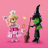 LEGO Wicked Elphaba & Glinda Figures, Kids Witch Toys, Fantasy Construction Playset, Gift for Kids, 75682