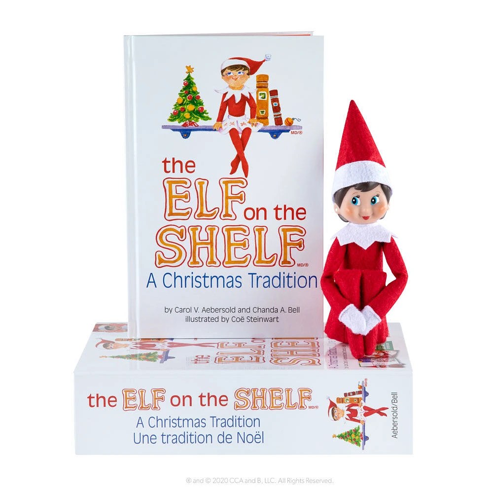 The Elf on the Shelf : Une tradition de Noël - fille teint clair  - Édition anglaise