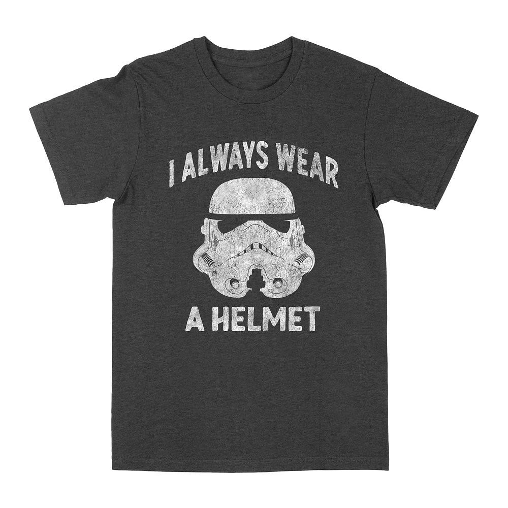 Stormtrooper Helmet- Black T-Shirt