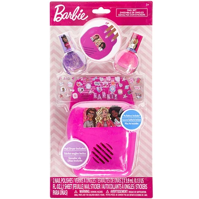 Barbie 2pk Nail Polish with role Play Dryer