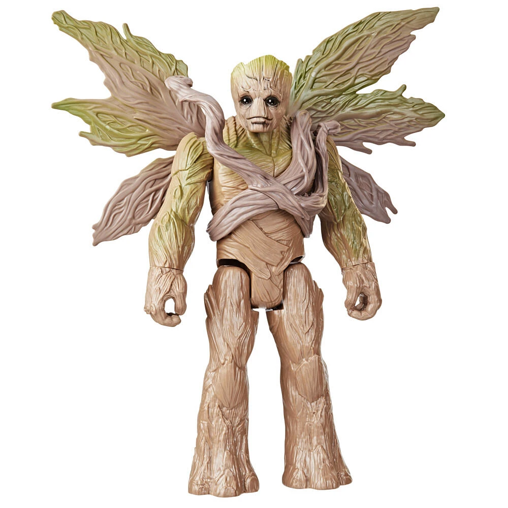 Marvel Studio's Gardiens de la galaxie Vol. 3, Titan Hero Series, figurine deluxe Blast 'N Battle Groot de 29 cm