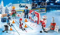 Playmobil - Calendrier de l'Avent LNH En Route vers la Coupe