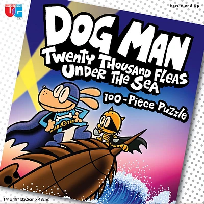 Dog Man 20,000 Fleas 100 pc Puzzle - English Edition