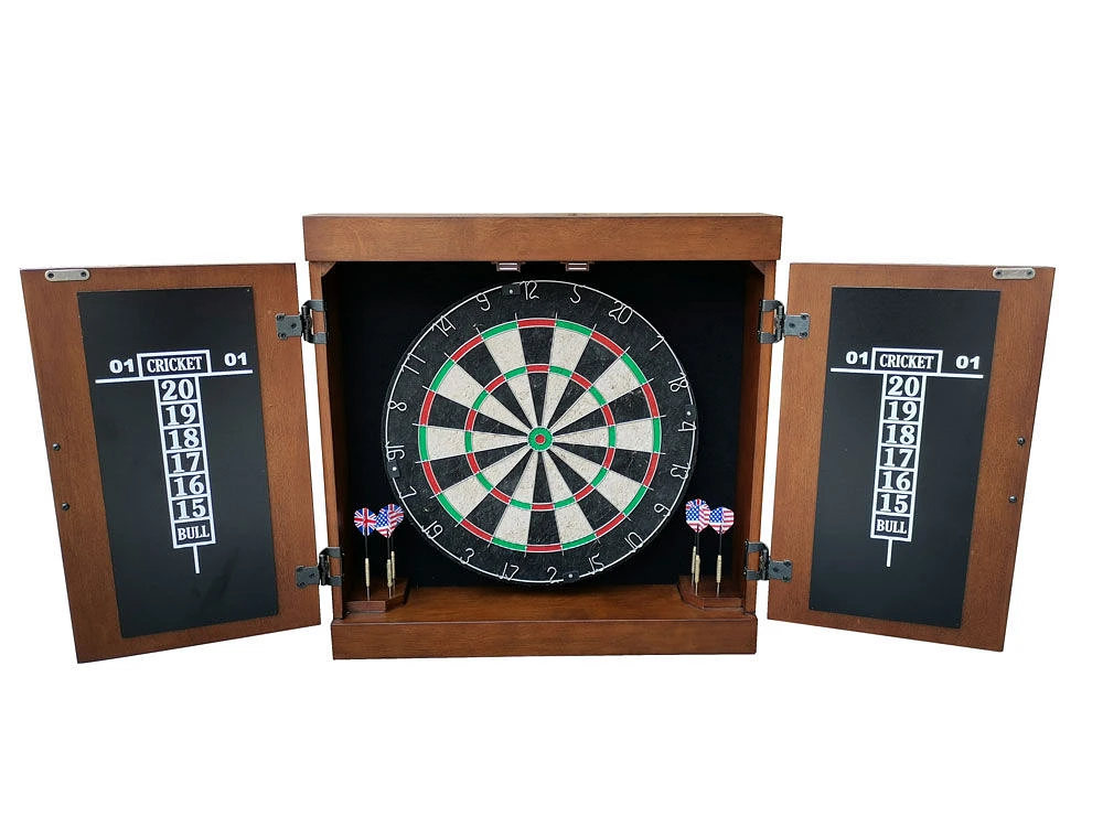 Farmington Dartboard and Cabinet Set