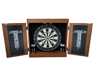 Farmington Dartboard and Cabinet Set