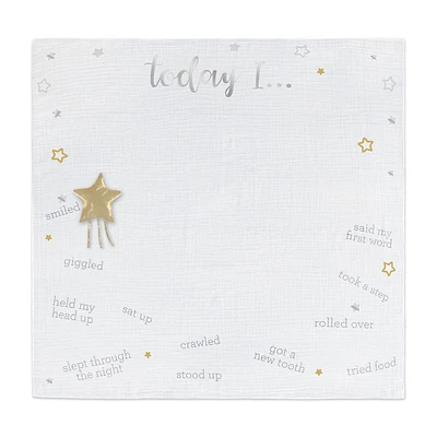 Just Born Sparkle Milestone Blanket