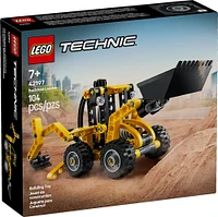 LEGO Technic Backhoe Loader Construction Toy - with Usable Back Digger, Scoop, & Outriggers - 42197