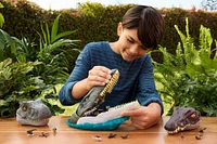 Jurassic World Rebirth Deluxe Mosasaurus Playset, 7 Interactive Features & Sound FX, 6 Micro Figs