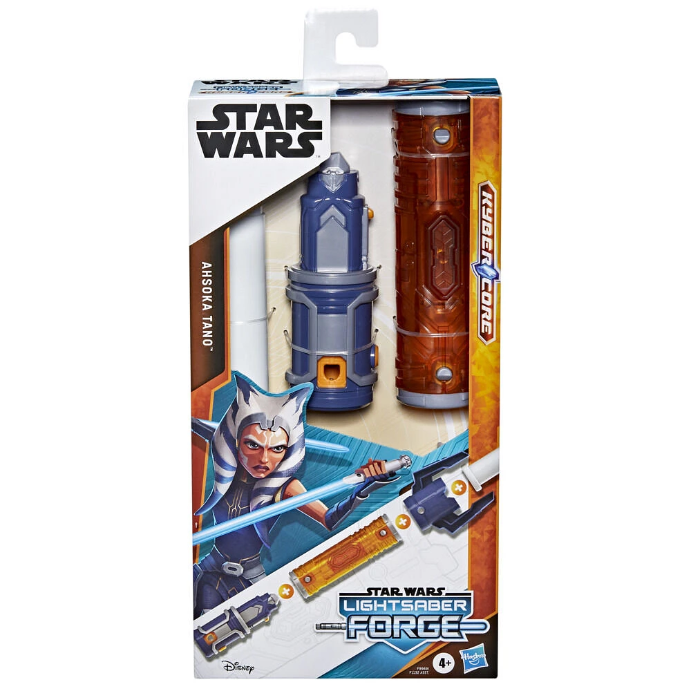 Star Wars Lightsaber Forge Kyber Core Ahsoka Tano, White Customizable Lightsaber