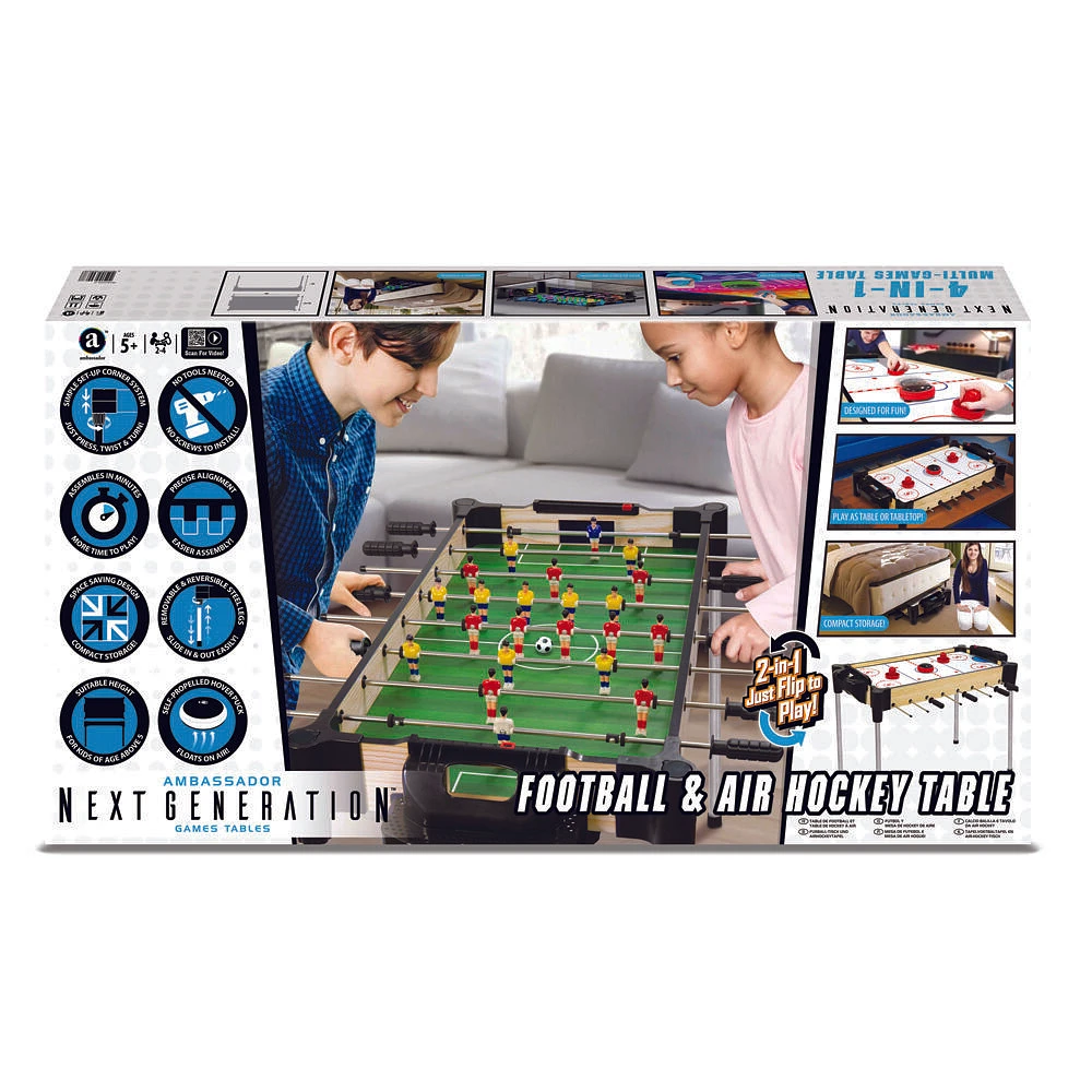 Merchant Ambassador - Table de foosball et de hockey sur coussin d'air