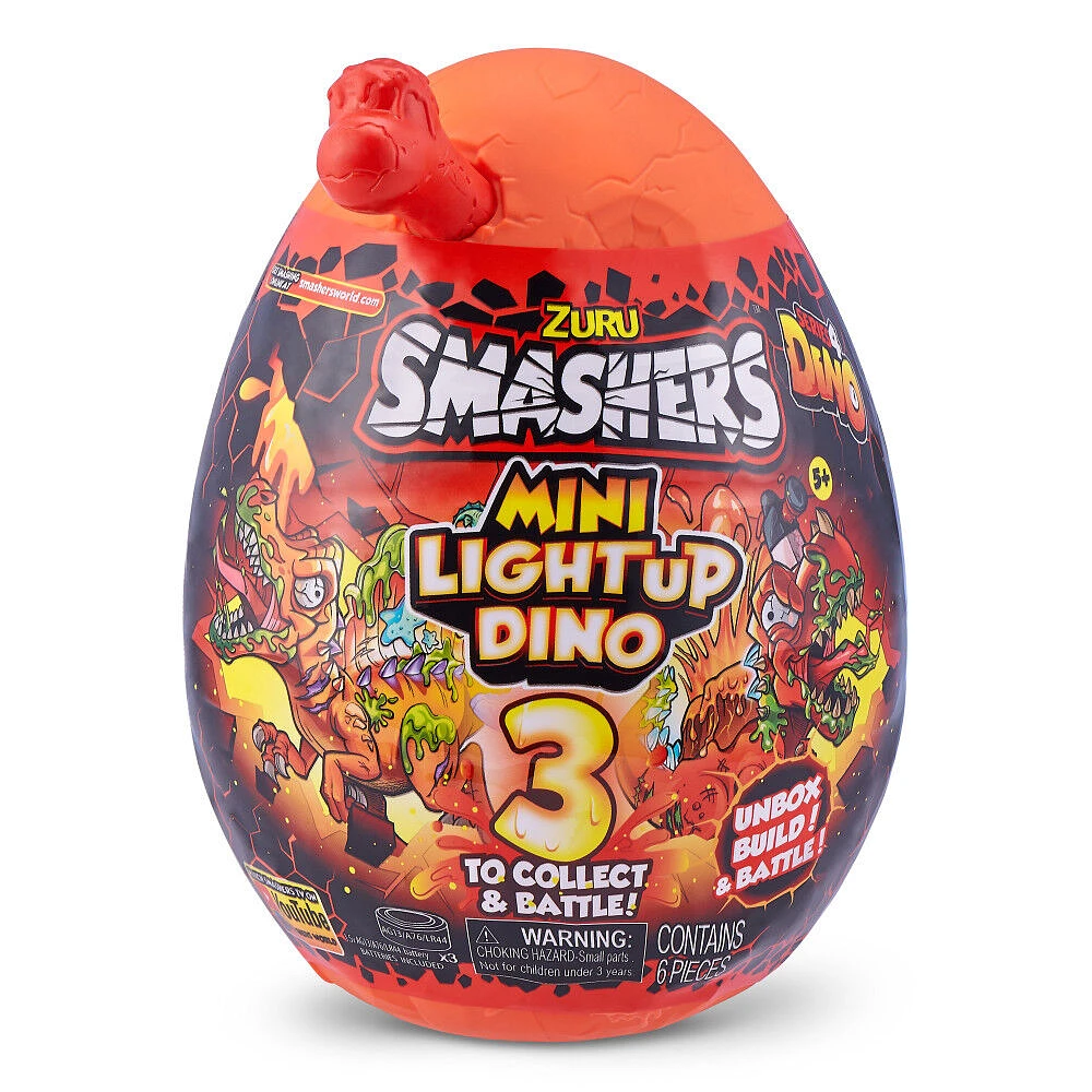 Mini Dinosaure illuminé Smashers par ZURU