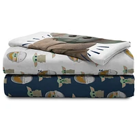 Star Wars: The Mandalorian 'The Child' 3-Piece Twin Sheet Set, 100% Polyester