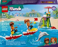 LEGO Friends Beach Water Scooter Lifeguard Toy Set for Kids, Learning and Imaginative Play 42623