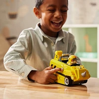 PAW Patrol Jungle Pups, Rubble's Rhino Vehicle, Camion avec figurine articulée à collectionner