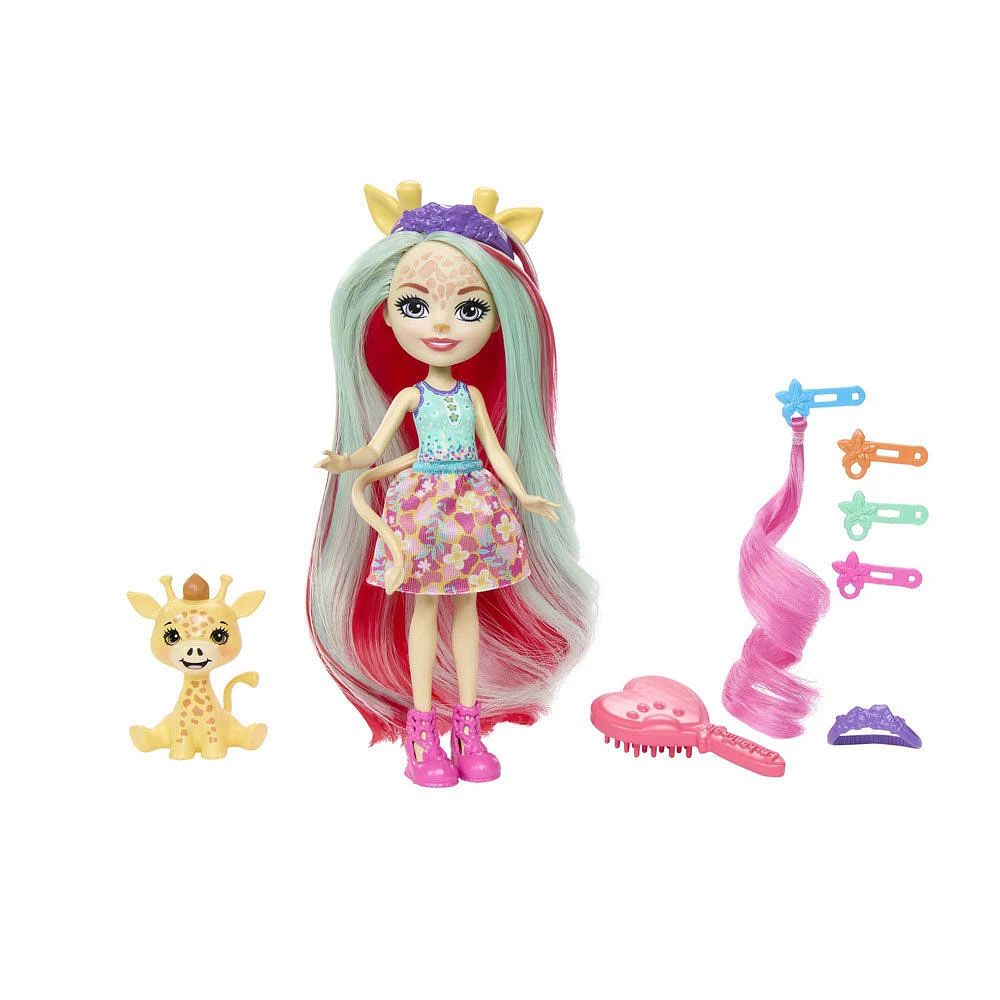 Enchantimals-Poupée Chevelure Gala Enchanté avec figurine animale - Notre exclusivité