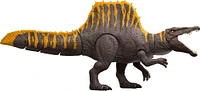 Jurassic World Rebirth Tail Thrasher Spinosaurus Action Figure, Dinosaur Toy with 2 Attack Moves