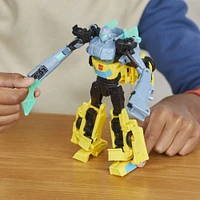 Transformers EarthSpark Cyber-Combiner Bumblebee and Mo Malto Action Figures