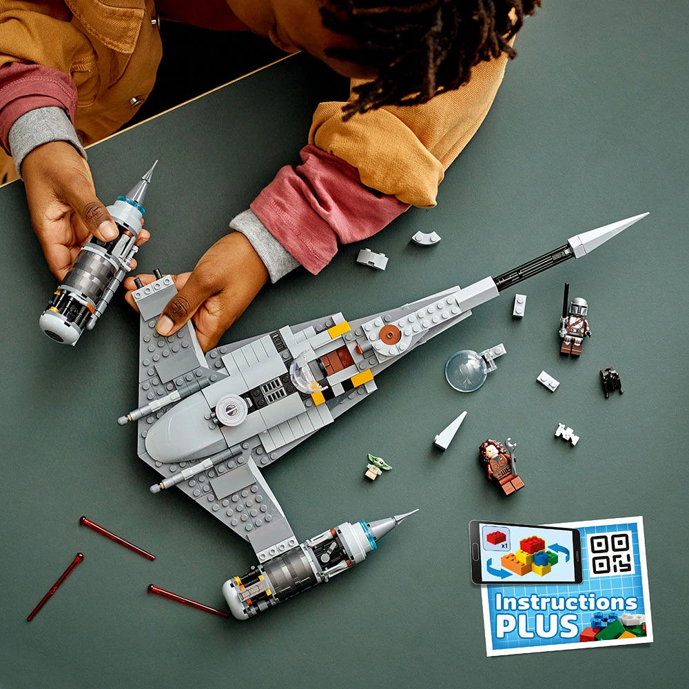 LEGO Star Wars Le chasseur Mandalorien N-1 75325, ensemble de construction (412 pièces)