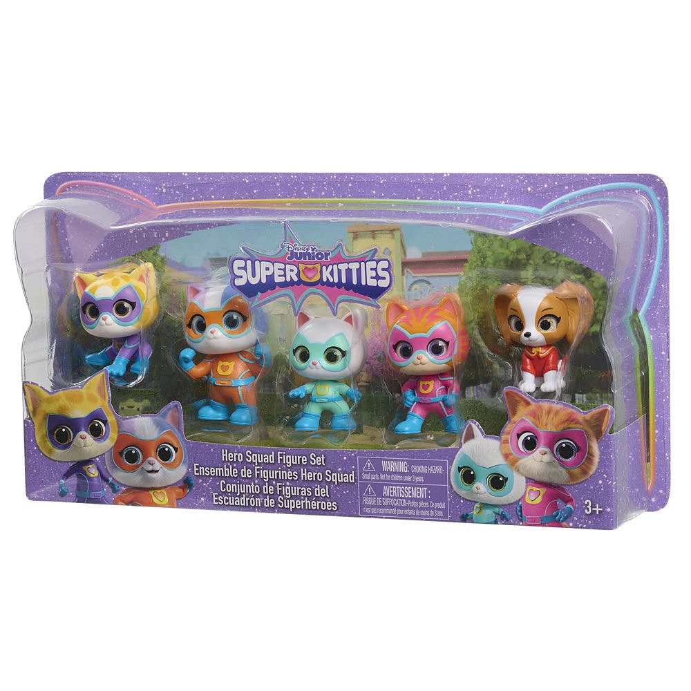 Coffret de figurines héroïques SuperChatons de Disney Junior