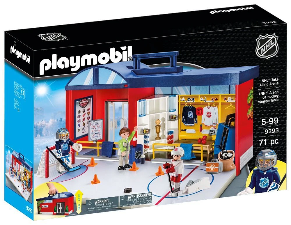 Playmobil - LNH Aréna de hockey transportable