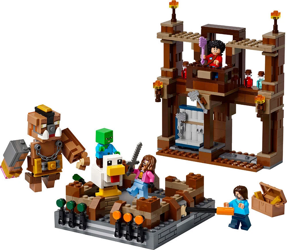 LEGO Minecraft Woodland Mansion Fighting Ring Building Toy for Kids, Boys, and Girls Age 10+ - 21272