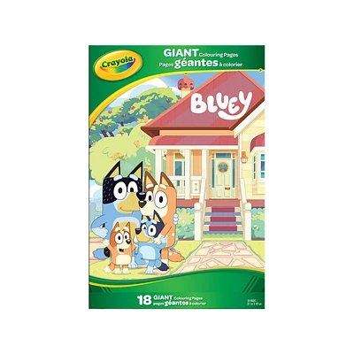 Crayola Giant Colouring Pages, Bluey