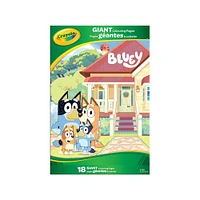 Crayola Giant Colouring Pages, Bluey