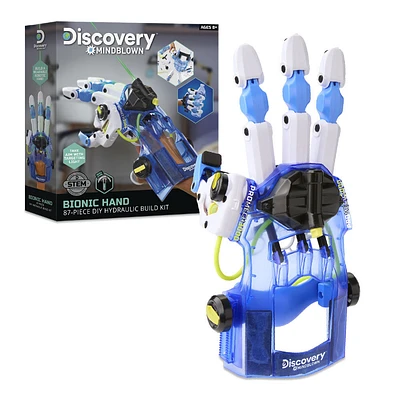 Discovery #Mindblown Bionic Hand 87-Piece DIY Hydraulic Build Kit